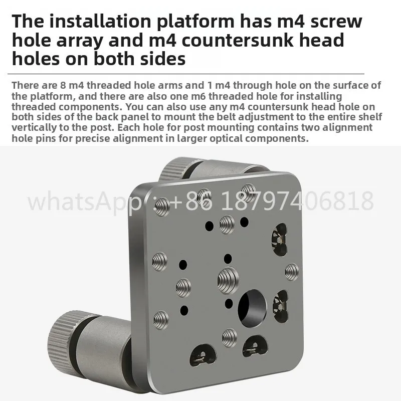 1 inch prism mounting platform/low drift stainless steel optical prism mounting frame