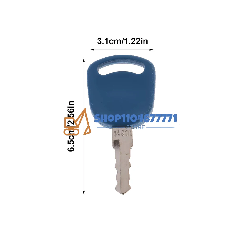 14601 Key For New Holland Excavator Grader Dozer Heavy Equipment Ignition Tractor Case
