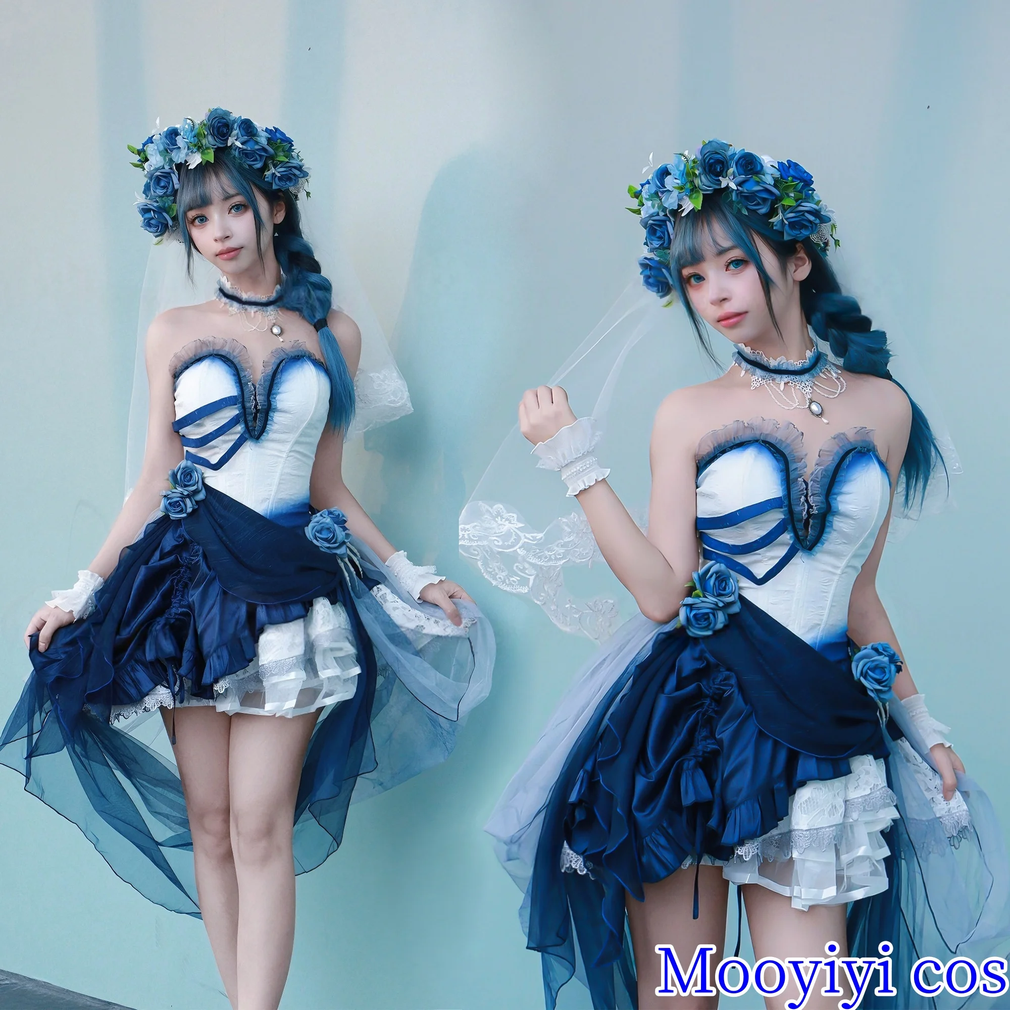 

Movie Corpse Cosplay Bride Costume Emily Halloween Christmas Comic Exhibition Game Anime Women Dress S-XL Cute Dress Newly