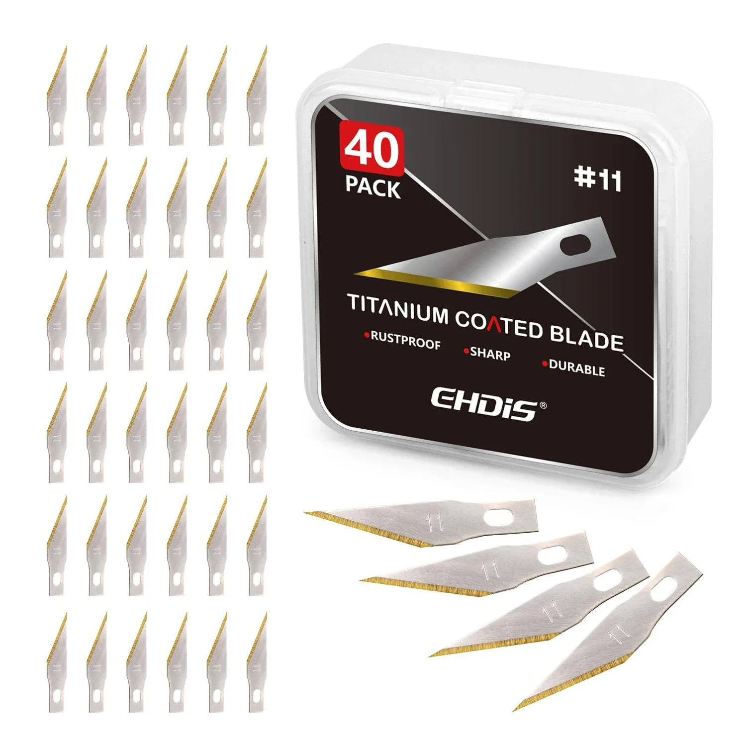 EHDIS 40/100pcs Knife DIY Wood Carving Fruit Food Scalpel Craft Sculpture Cutting Tool Metal Engraving Blades Knifes Wood Carvin