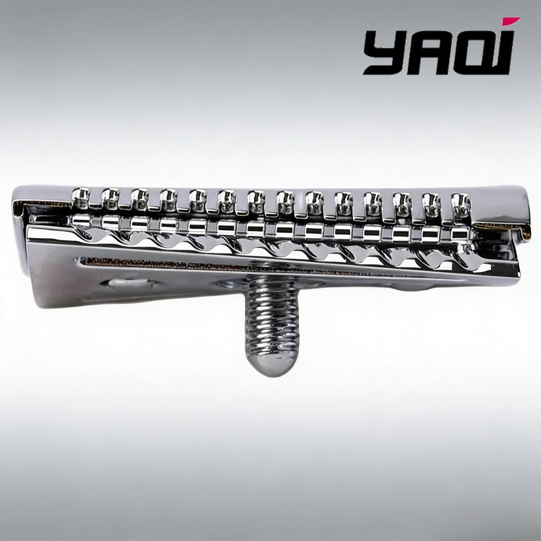 

YAQI Razor Head Top Aggressive Chrome Color Double-edged Mens Slant Safety Razor Head Replacement Accessory YAQI