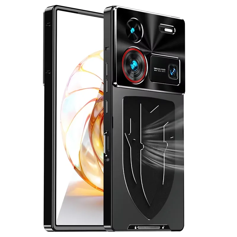 

Ultra-thin Anti Drop Phone Case For ZTE Nubia Red Magic 9 Pro Z60Ultra Heat Dissipating Phone Case And Metal Border Breathable