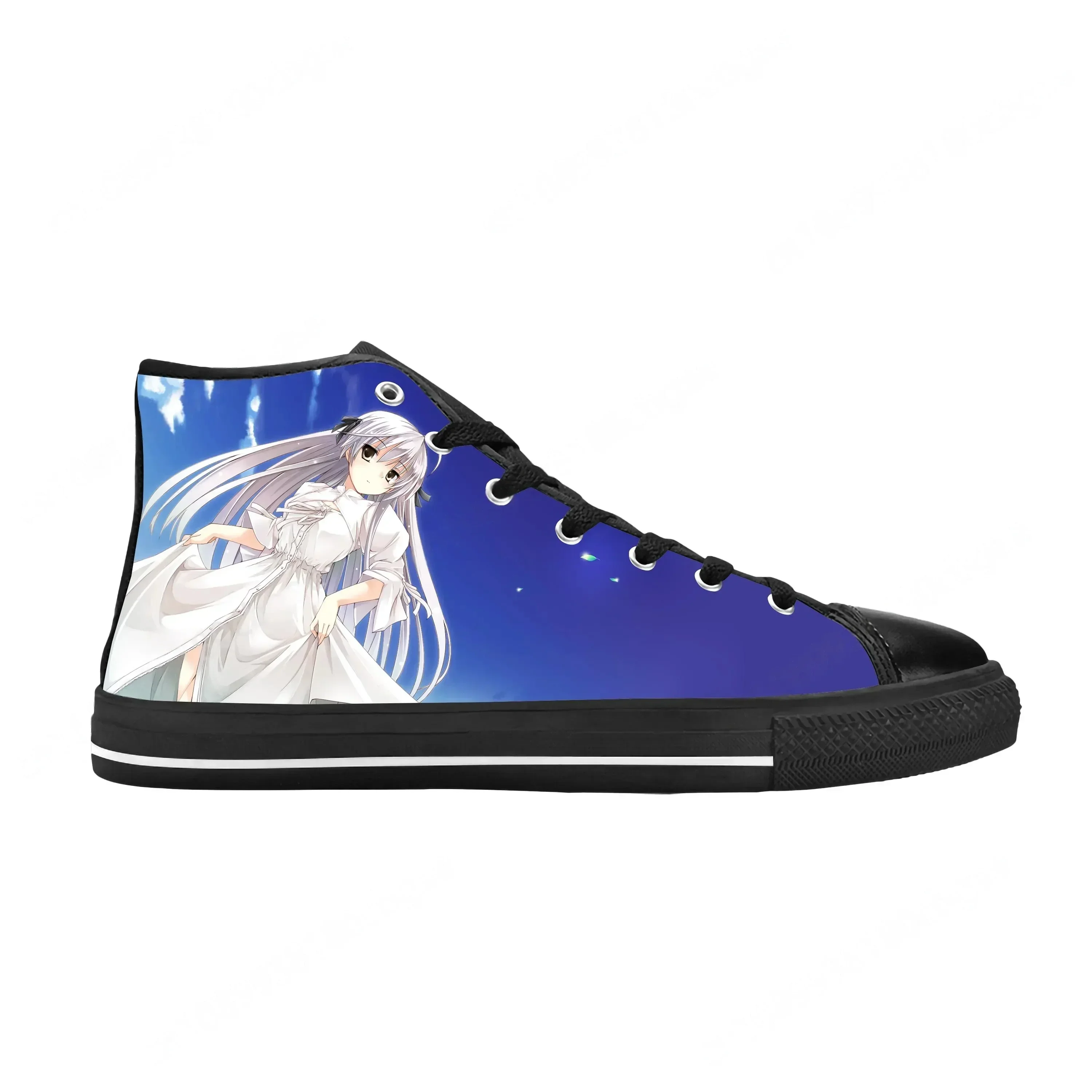

Japanese Anime Manga Yosuga No Sora Kasugano Sora Casual Cloth Shoes High Top Comfortable Breathable 3D Print Men Women Sneakers
