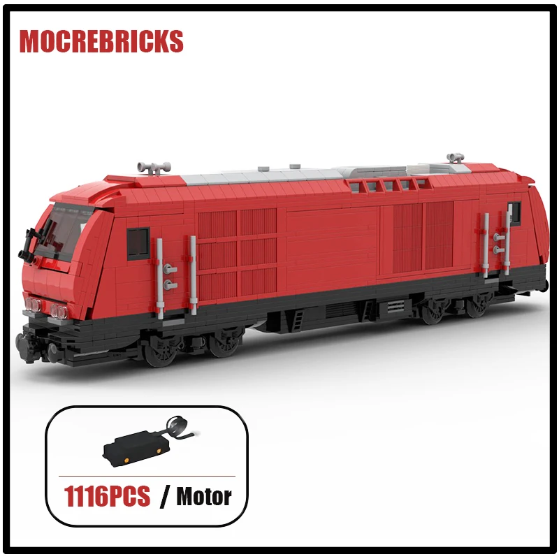 Railway Transportation Train ER20 MOC Building Block Diesel Locomotive Model Technology Assembly Bricks Sets Kid's Puzzle Toys