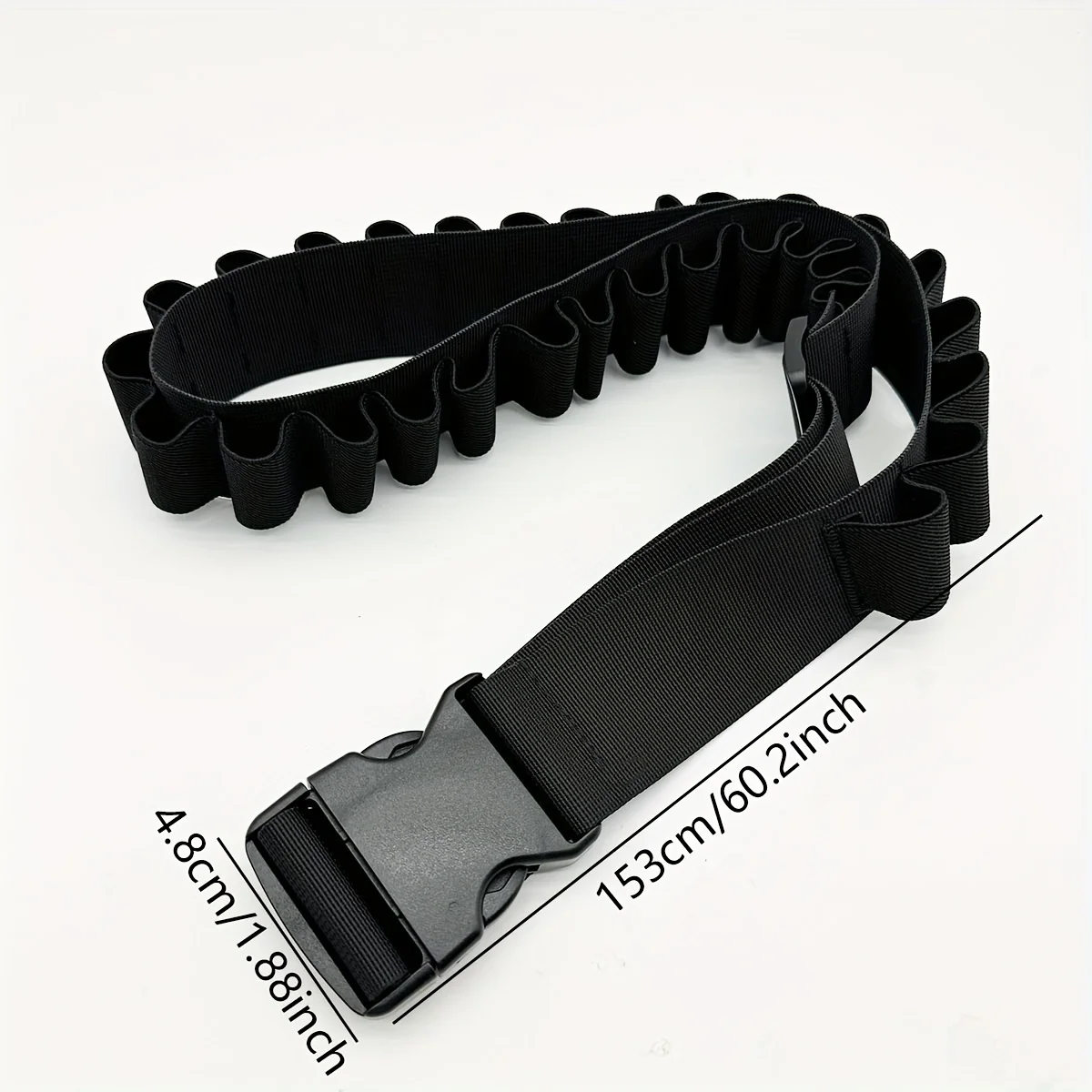 Cintura per fucile nera a 29 fori per sport all'aria aperta, 1 pezzo