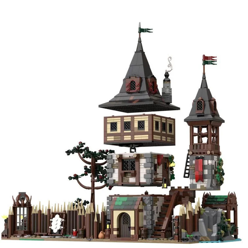 3137 PCS Medieval Bear Lord`s MOC Customize Modular Building Block Educational Design Kids Technology DIY Festival Toy Gift