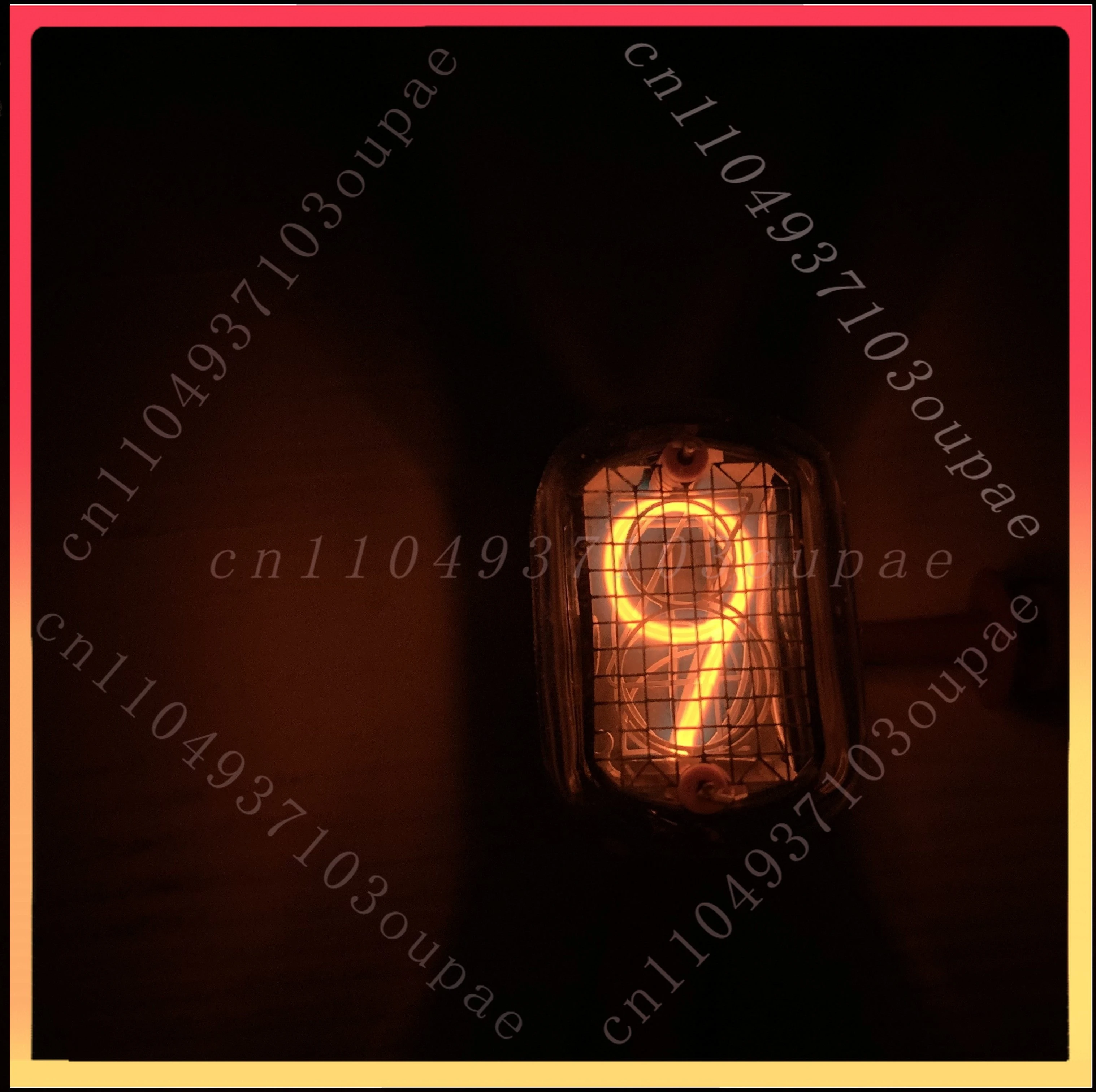 Brand New Soviet for IN12 Glow Digital Tube Retro DIY Clock Orange Punk Warm Light Display
