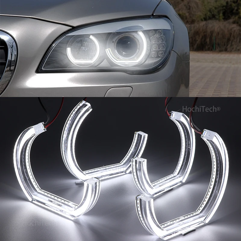 Excellent DTM Style Ultra bright led Angel Eyes  rings For BMW 7 Series F01 F02 F03 F04 730d 740d 740i 750i 760i 2008-2012