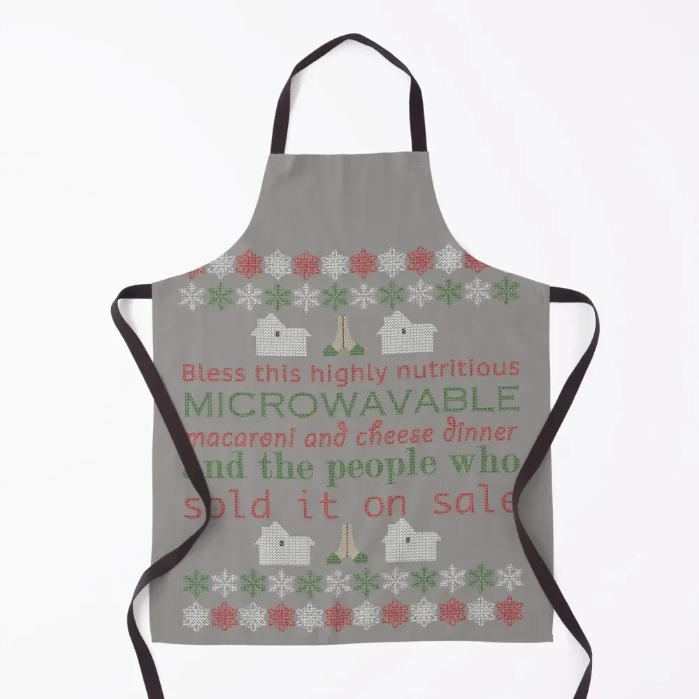 Home Alone Mac and Cheese Prayer Apron work ladies Woman Kitchens Nursing For Cosmetologist Apron