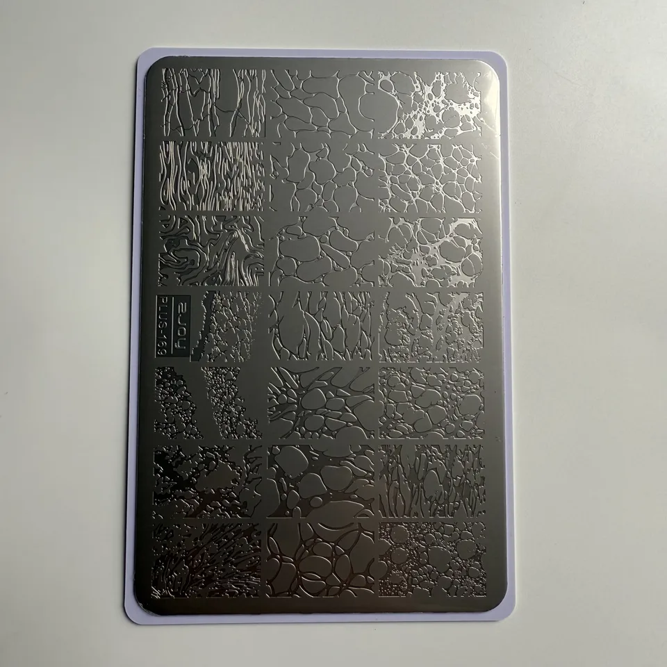 Placas de Estampado de Uñas XMQ, Plantillas de Burbujas 6