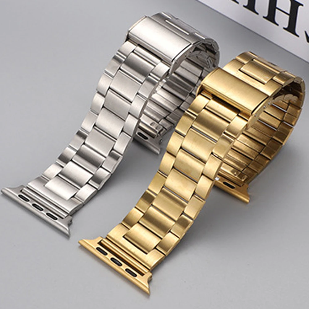 2 in 1 Case+Strap for Apple Watch 45mm 44mm Band Ultra 49mm 41mm 40mm Stainless Steel Bracelet Soft Cover iWatch SE 9 8 7 6 5 4