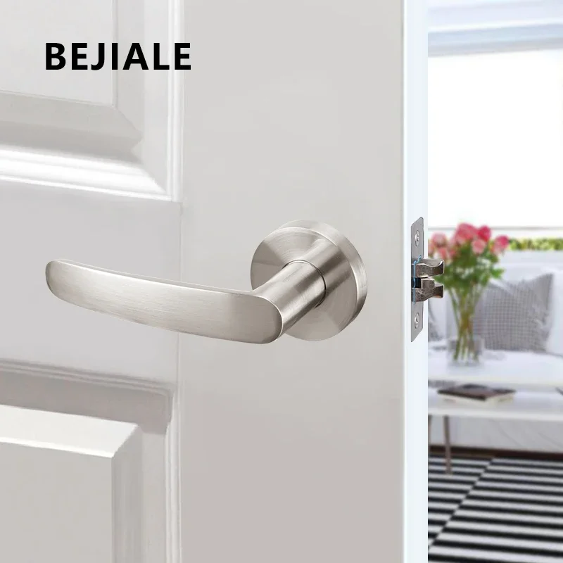 Bedroom Storage Room Handle Lock Single Tongue Fire Door Lock Without Anti-lock Function Bathroom Fire Door Aisle Door Handle