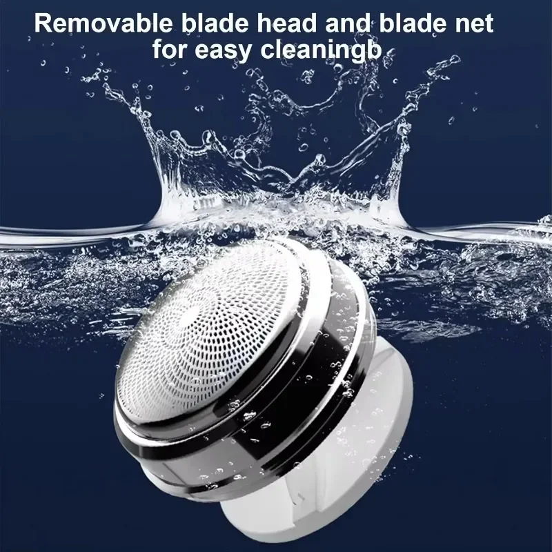 Portable Travel Shaver USB Charging Household Mini Waterproof Men's Electric Shaver Foot Hair Armpit Hair Remover Men's Gift