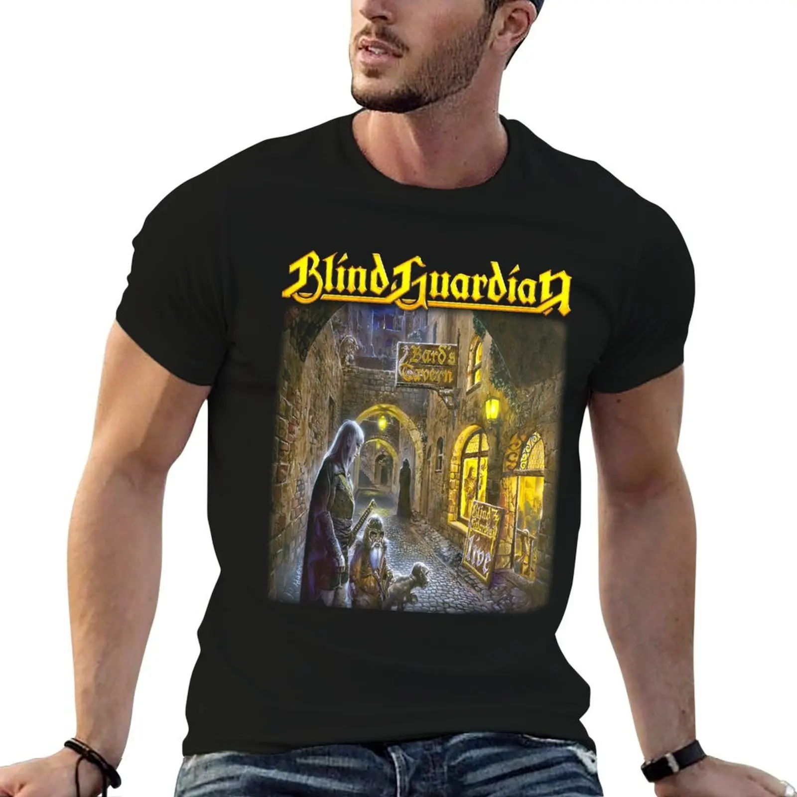 

BLIND GUARDIAN T-Shirt cotton t shirt man t shirt man luxury t shirt men 100% cotton luxury brand T-Shirt