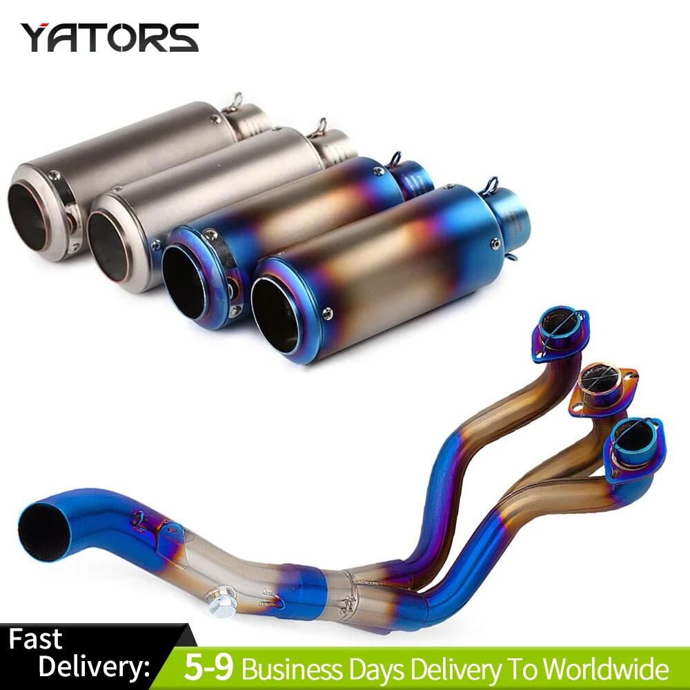 

Slip For Yamaha MT-09 FZ09 2014-20 Whole System Exhaust Header Pipe Tail Muffler Exhaust Systems Exhausts Pipes