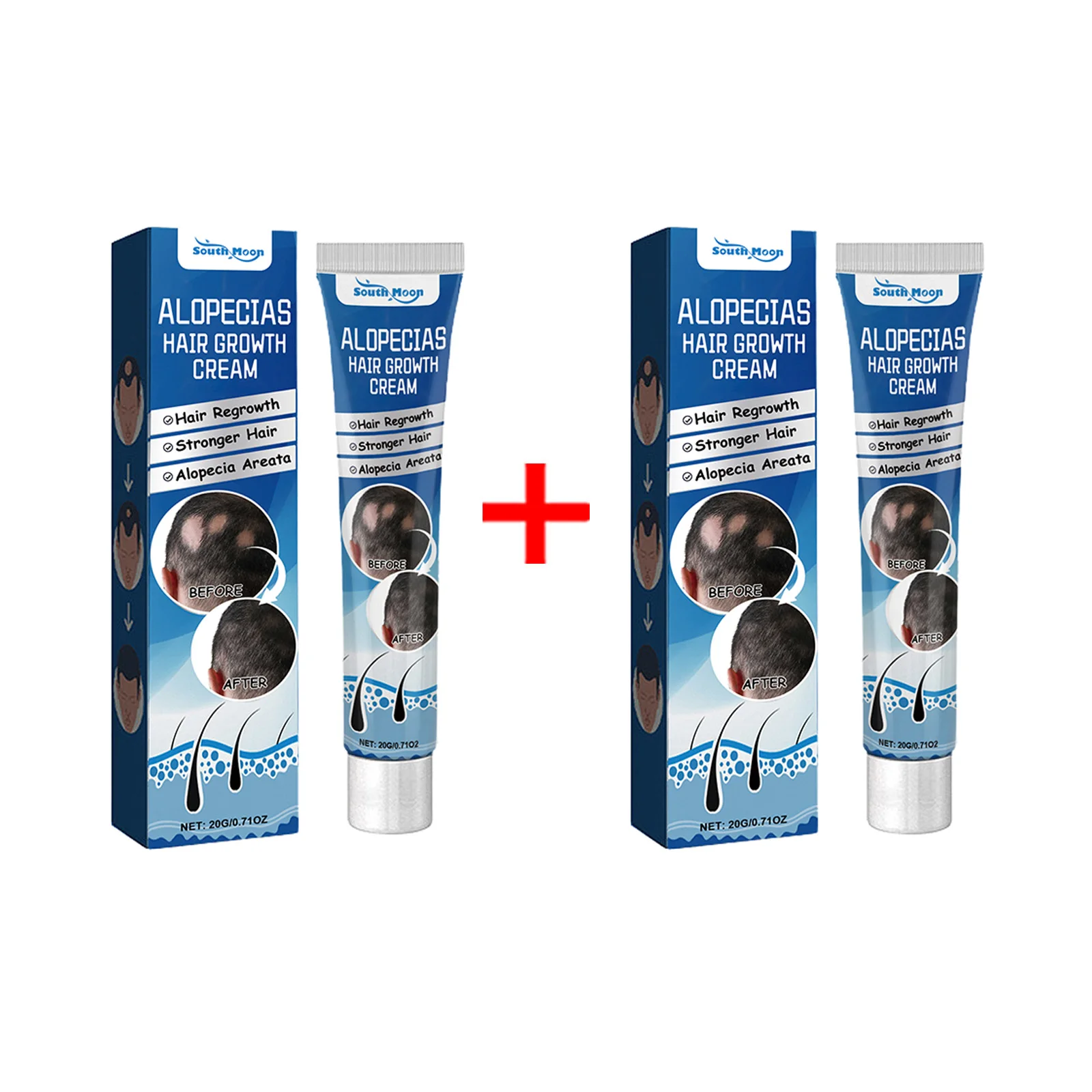 Alopecias Hair Growth Cream Nourish Scalp Improve Hair Loss Prevent Baldness Increase Hair Volume Thicken Hair Regrowth Product