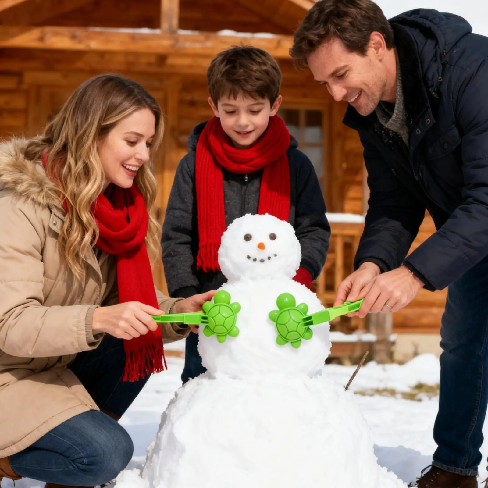 Brinquedos de inverno ao ar livre bonito diversão brinquedos de praia inverno animal neve bola shaper moldes para crianças meninos adultos quintal ao ar livre gramado pátio jardim