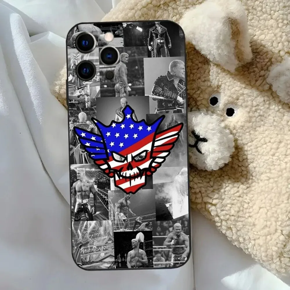 Cody R-Rhodes American N-Nightmare  Phone Case For Apple iPhone 15,14,13,12,11,Pro,X,XS,Max,XR,Plus,Mini Soft Black Cover