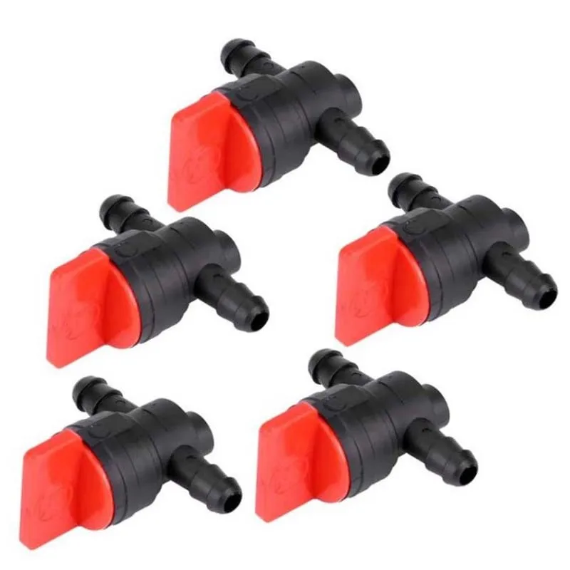 1pcs/5pcs In-Line Petrol On-Off Fuel Tap Switch Valve For Motorcycle Bike ATV Fuel Faucet Switch Car Replacement Accessories ﻿