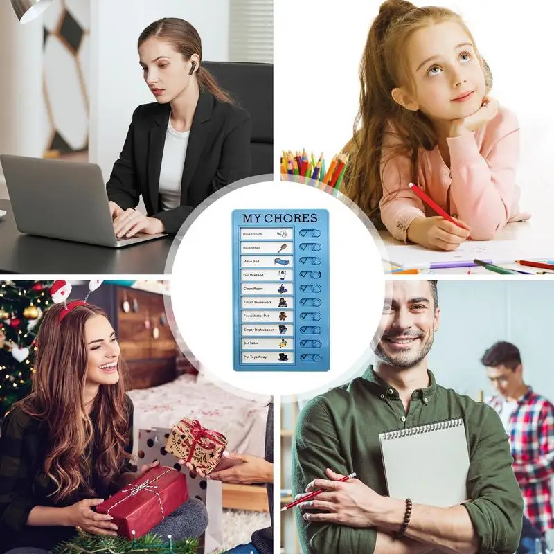 Chore Chart For Kids To Do List Checklist Boards Reusable Chore Chart With Detachable Cardstock To Do List For Teens Planning