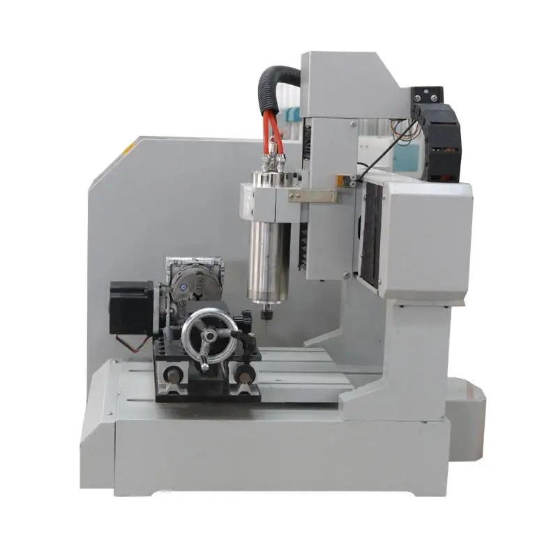 Hot sale mini 3030 4040 6090 4 axis cnc woodworking carving engraving milling machine for furniture jade