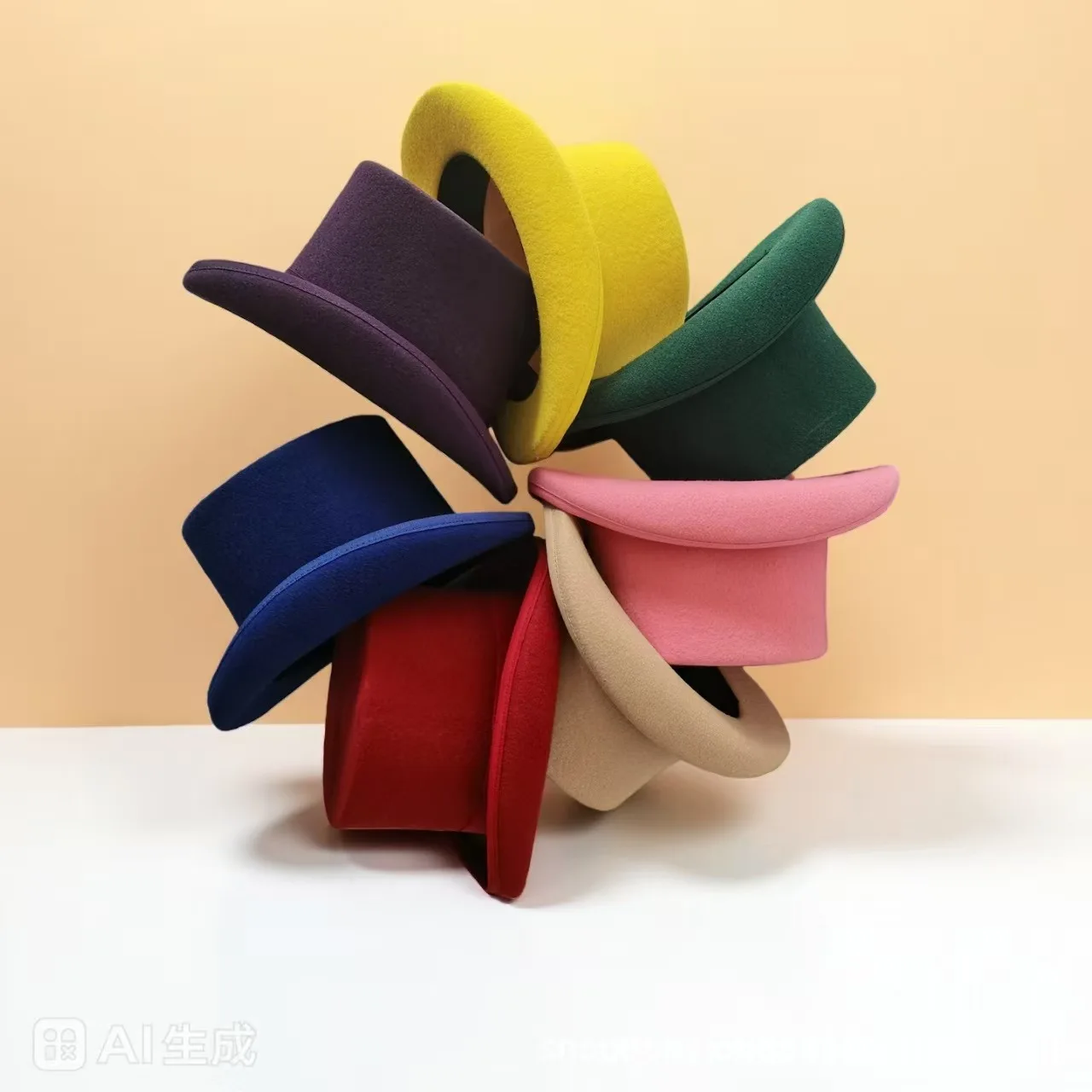 

100% Wool Flat Man Top Hat Fashion Fedora Hats Versatile Panama Magician Cap Gentleman Cylinder Strap Steampunk Unisex Elegant