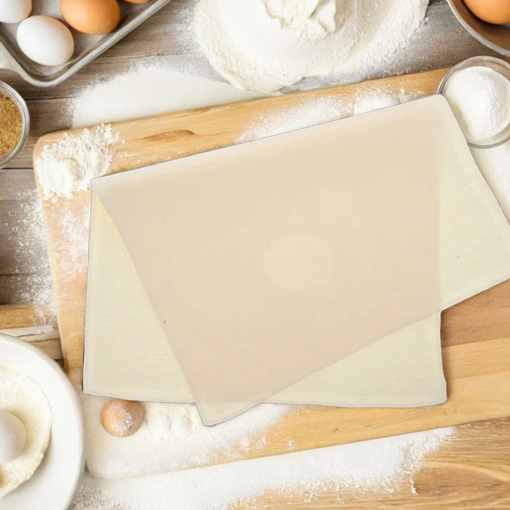 

4pcs Bread Proofing Cloth Reusable Cotton Towels Non-Stick Dough Cover For Baguettes Sourdough Homemade Baking Bread Baking