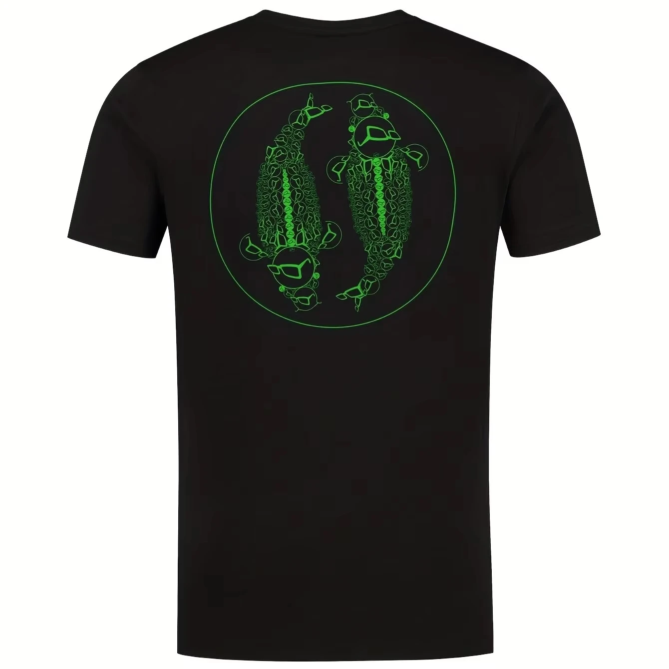 Orda Mandala Carp Fishing Tee - A Relaxed Crew Neck Tee Perfect for Any Season, Showcasing The Famous Korda Logo A Carp Design