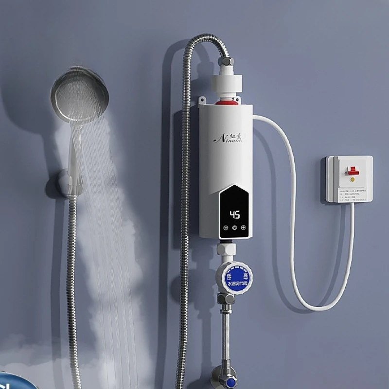 

‌Intelligent Variable Temp Mini Boiler,Rental Shower Heating Solution,Stainless Steel Heating Core,Instant On-Demand Hot Water