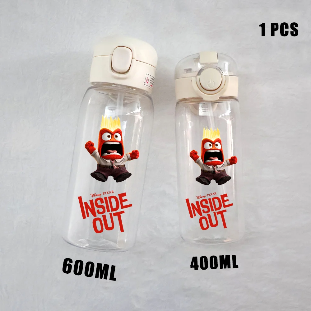 Disney Inside Out 2 Animation Cartoon Outdoor Sports Portable Bottle Cup Joy Sadness Fear Disgust Fitness Cycling Children Gift