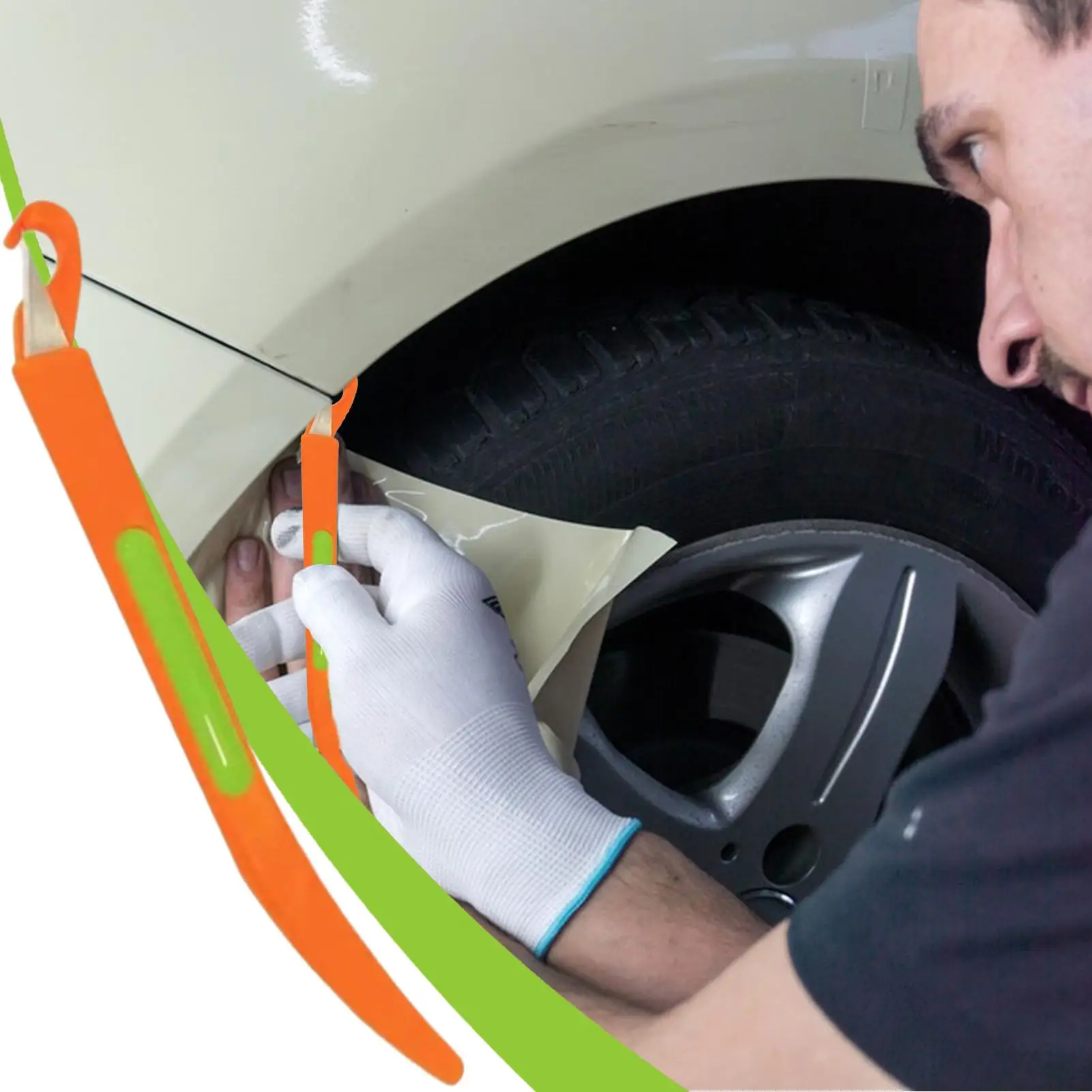 Alat Pemotong Bungkus Mobil Alat Pemotong Keselamatan Otomotif Pemotong Pena Magnetik Serbaguna untuk Paket Film Pembungkus Mobil Stiker Pintu Dinding