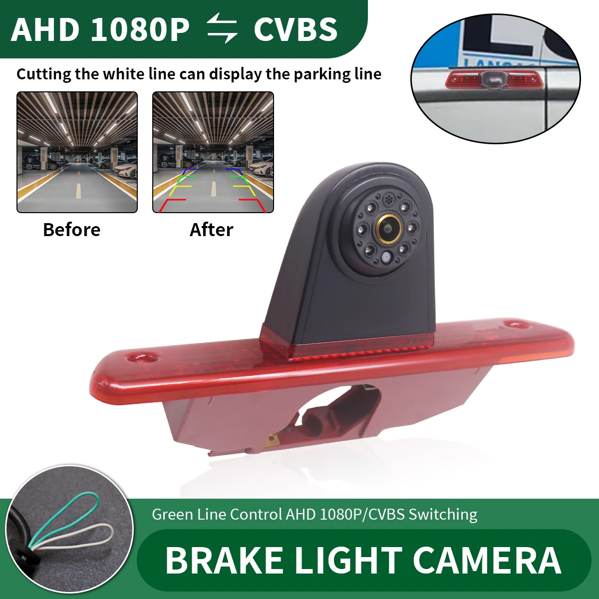 

AHD 1080P Автомобильная камера стоп-сигнала для Fiat Scudo Citroen Jumpy Peugeot Expert Toyota Proace 2007-2016 Автомобильная камера заднего вида