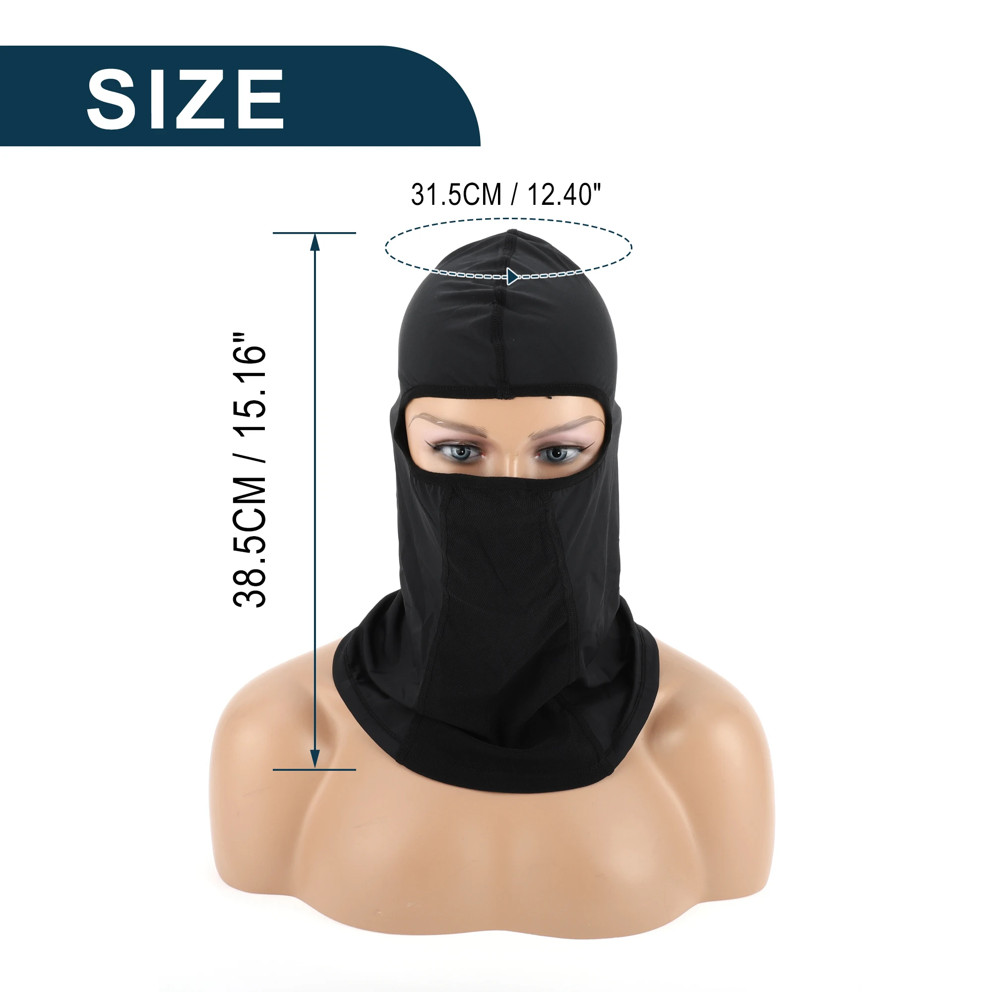 Motoforti ciclismo balaclava máscara facial completa à prova de vento rosto pescoço capa proteção corrida equitação motocross capuz boné anti uv