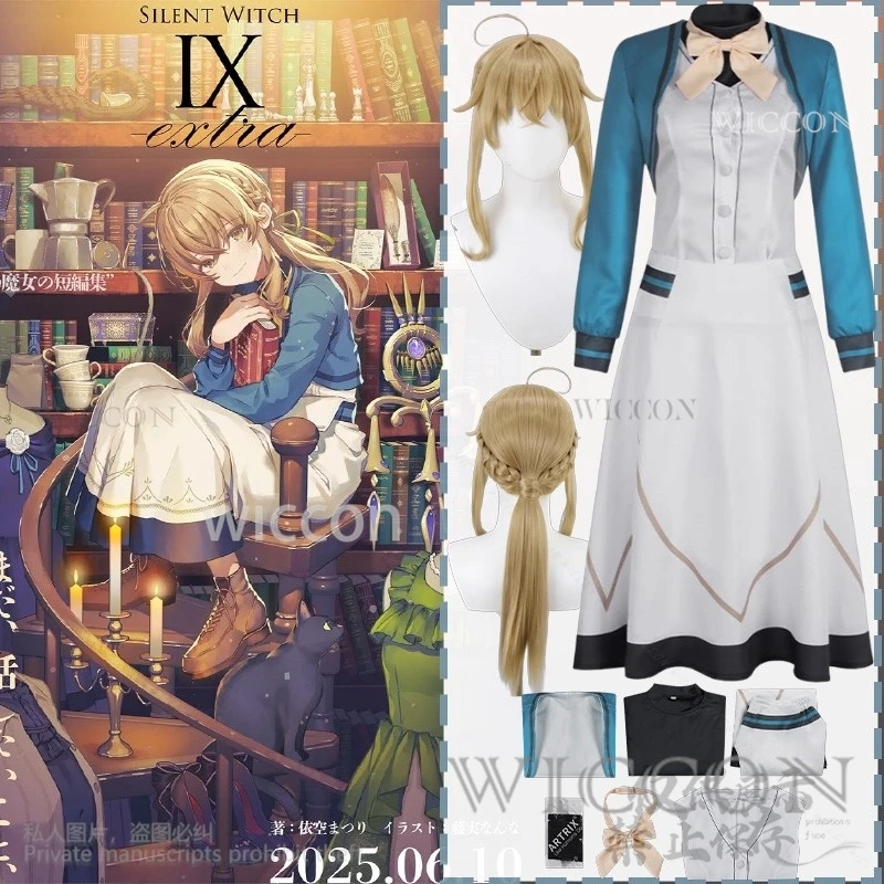 

Silent Witch Cosplay Monica Evaret Anime School Uniform Dress British Style Lolita Magical Long Skirts Elegance Halloween Cos