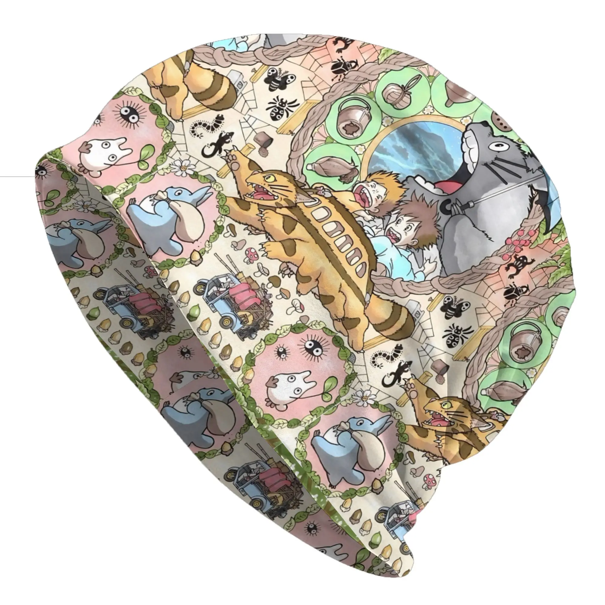 Anime My Neighbor Totoros Hat Autumn Caps Men Women  Skullies Beanies Ski Caps Soft Bonnet Hats