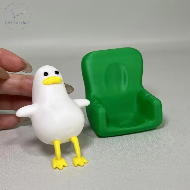 3D Printing Reading Ducks Handheld Models, Simulation Toys, Children's Gifts