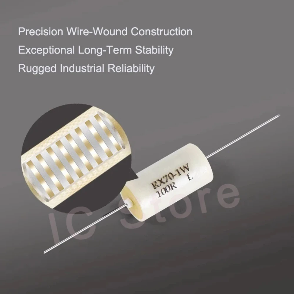 1PCS RX70 High Precision Low Temp Drift Instrument Calibration Standard Resistor 0.01% 0.25W 0.5W 1W 2W 3W 50 100 150 200 1M Ohm