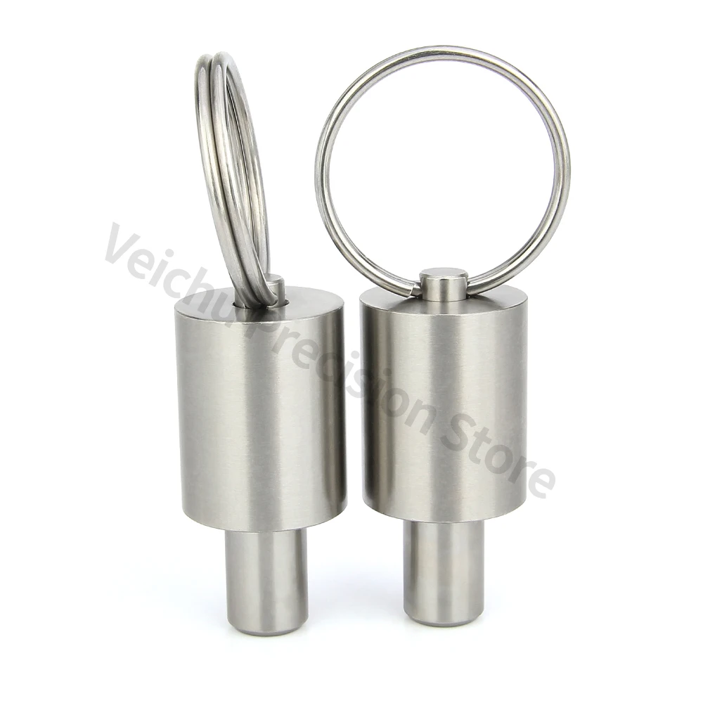 Vendas diretas da fábrica, vcn237, pino de localização de mola de anel de tração, tipo de anel de tração de pino de posição lisa, pino de tração de mola de estribo