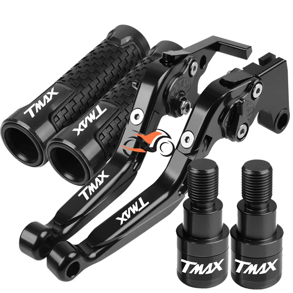 

For YAMAHA TMAX 500 T-MAX500 2001 2002 2003 2004 2005 2006 2007 Motorcycle Brake Clutch Levers Handlebar knobs Handle Hand Grips