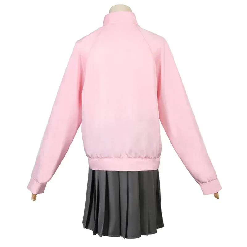 qq78Request7Hitori Costume Anime Bocchi The Rock Pink Giubbotti Gonna Parrucca Set completo Gotoh Hitori Abiti Cosplay per ragazze Wo