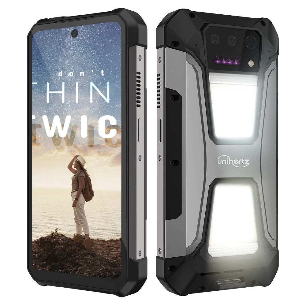 Smartphone Unihertz by 8849 Tank 2 5G avec projecteur intégré 120LM, 24 Go de RAM, 512 Go de ROM, 23800 mAh, G99, Android 14