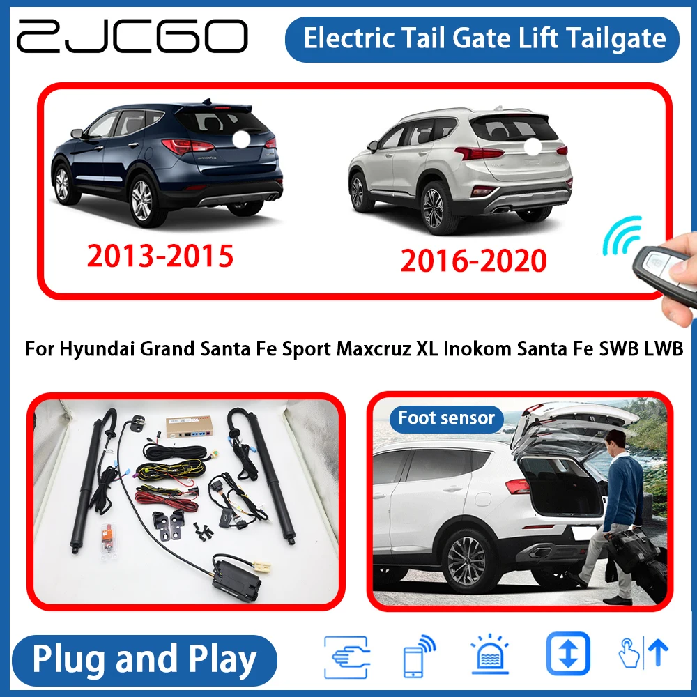 

for Hyundai Grand Santa Fe Sport Maxcruz XL Inokom Santa Fe SWB LWB Powered Tailgate Power Liftgate Electric Tail Gate Lift