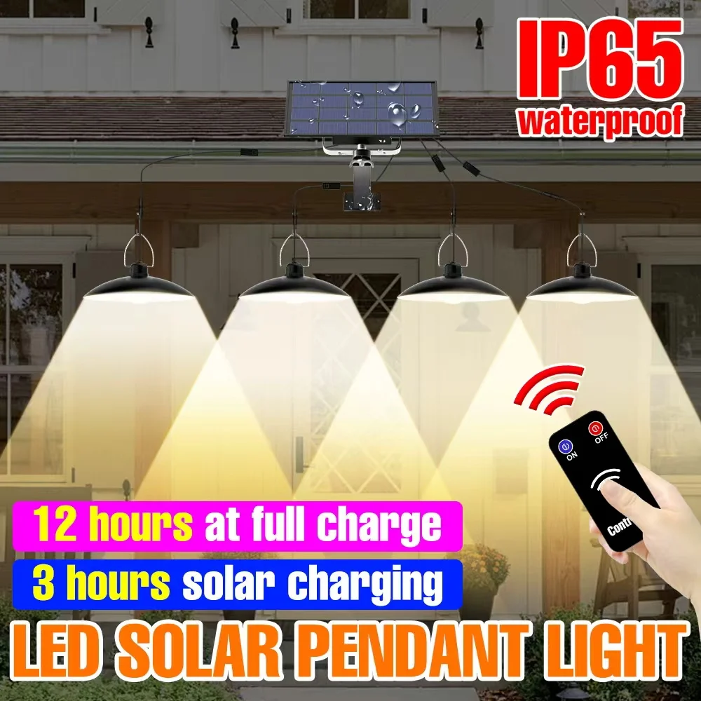 led-ソーラーペンダントライト防水-led-シャンデリアポータブルスポットライト-led-パティオ電球ガーデンフラッドランプ屋外緊急照明
