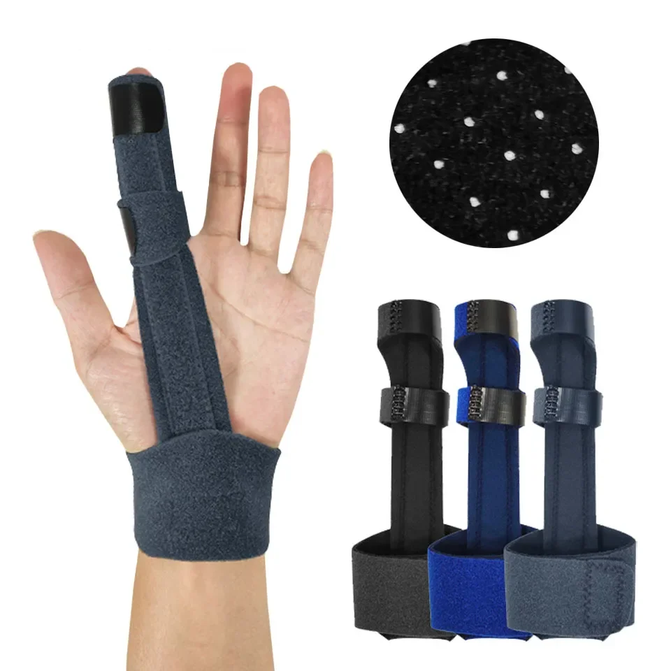 1PCS Adjustable Finger Splint Brace Thumb Stabilizer Built-in Aluminum Alloy Fix Arthritis Pain Relief Health Care Unisex