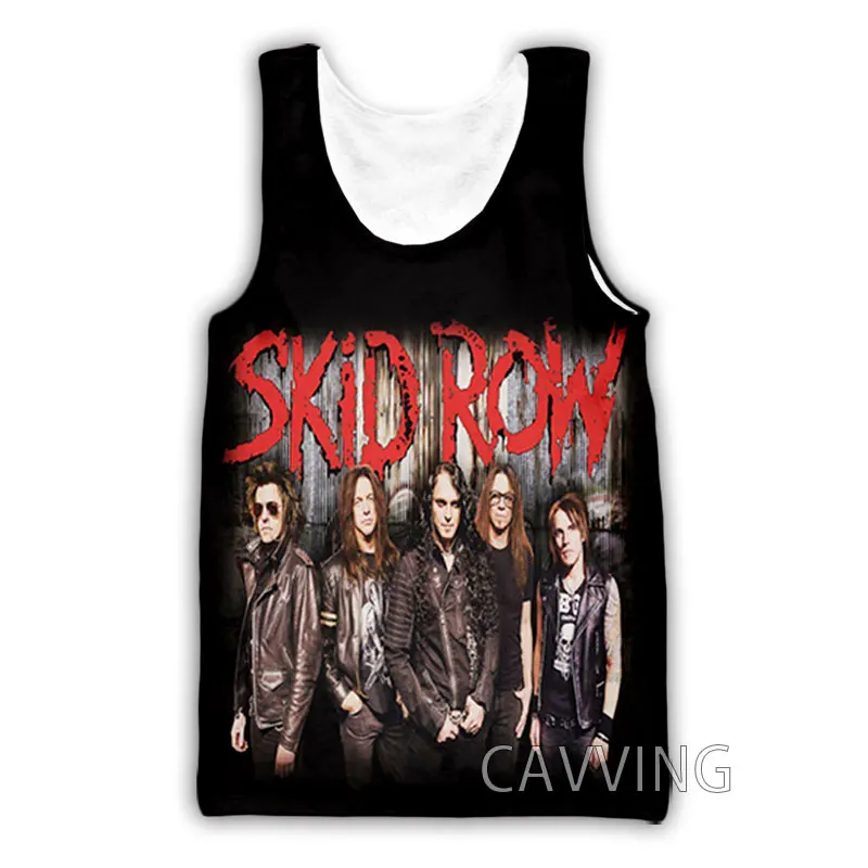 New Fashion Women/Men's 3D Print  Skid Row  Tank Tops Harajuku  Vest  Summer Undershirt Shirts Streetwear