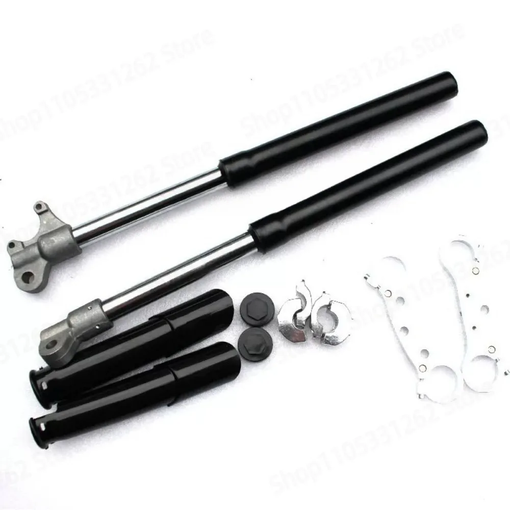 Off road motorcycle inverted front fork inverted shock absorber upper lower aluminum clamp