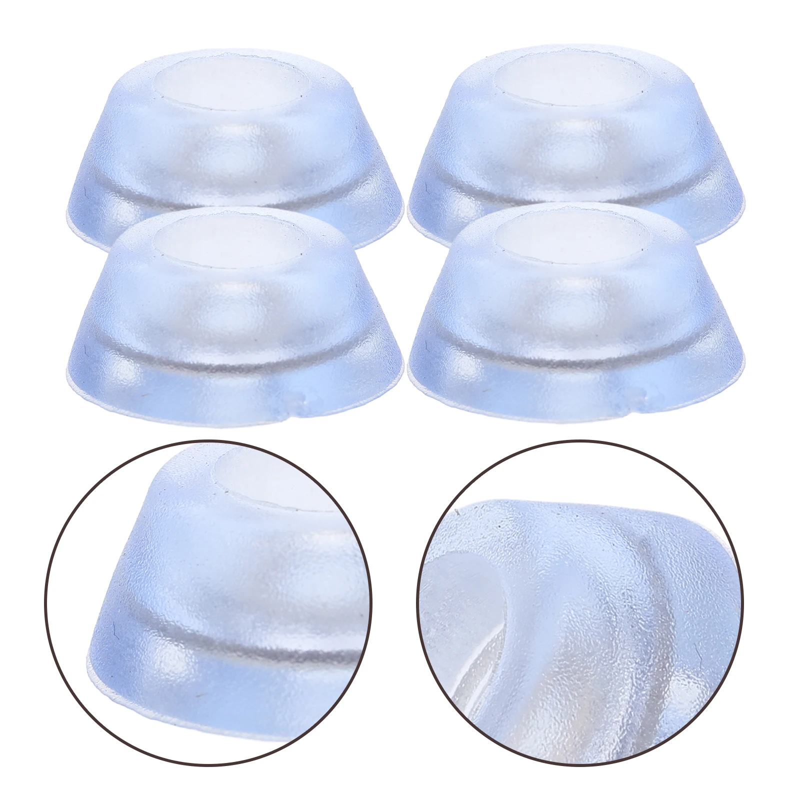 

20pcs Anti Slip Furniture Clear Silicone For Cutting Board Non Slip Rubber Feet Stainless Screws Floor Protectors Durable Wear