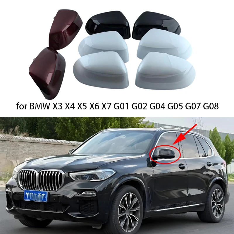 

Car Accessories for BMW X3 X4 X5 X6 X7 G01 G02 G04 G05 G07 G08 Rearview Mirror Cover Reverse Mirror Shell Case Shell Housing