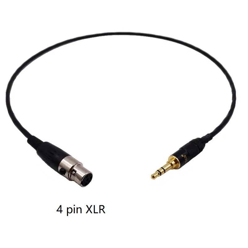 HIFI 3.5mm do Mini 4pin XLR żeński kabel do słuchawek