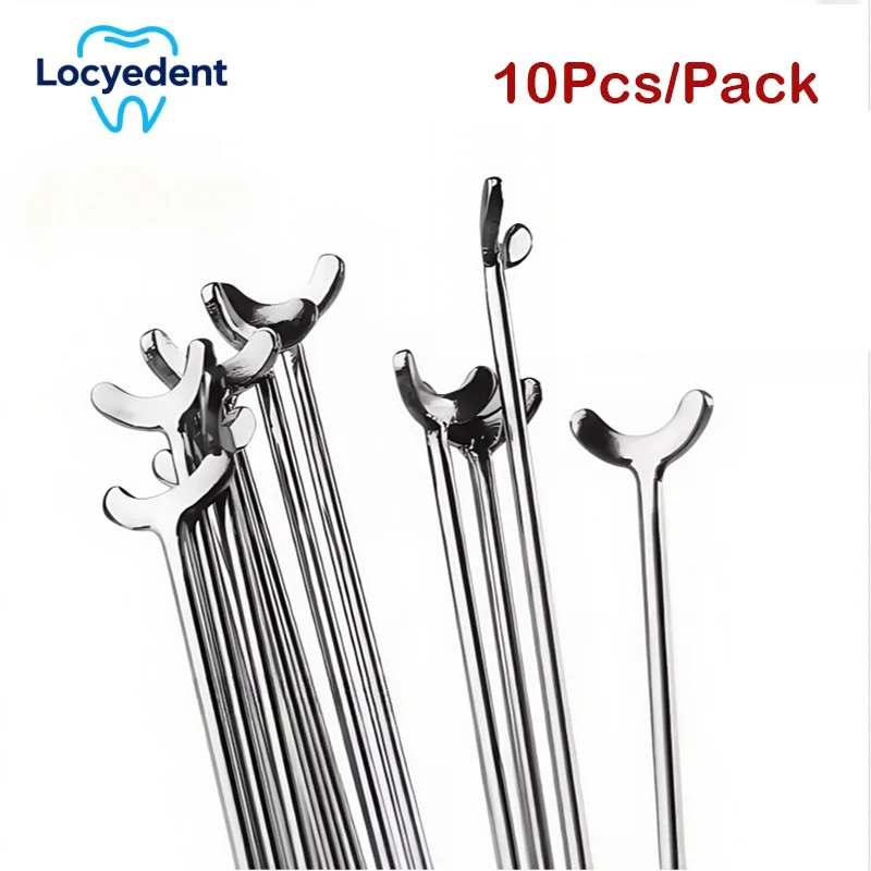

2Pack/20pcs Dental Y-Type ScheuTeeth Position Hold 0.8/0.9/1.0 Orthodontic Clasp Anchor Stainless Steel Ball J Clasp 0.8/0.9/1.0
